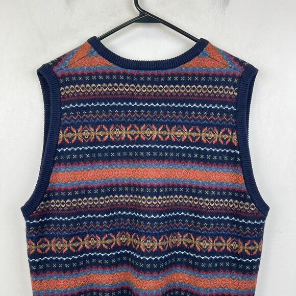 L.L.Bean Vintage 90s Men's Wool Sweater Vest Size L - Picture 3 of 6